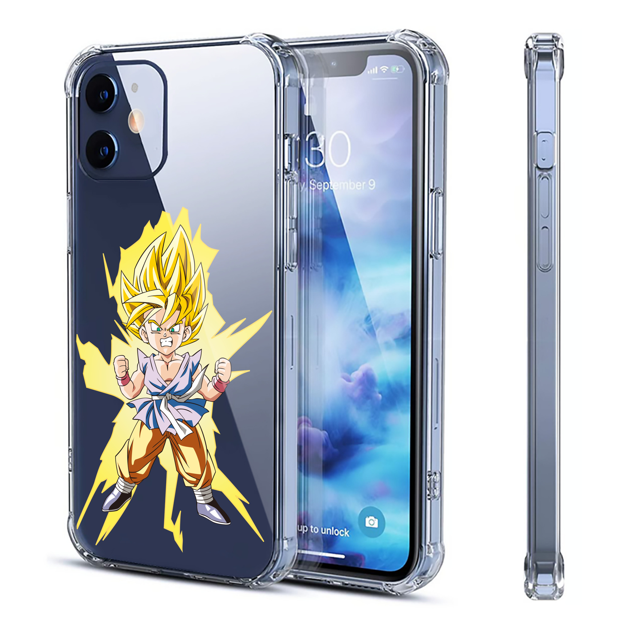 （画像用） ドラゴンボール ベジット DRAGON BALL Vegetto 【iPhone 12シリーズ対応】透明スマホケース（クリアソフトケース）